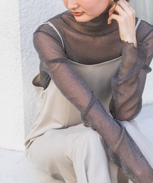 SENSE OF PLACE by URBAN RESEARCH | ラメシアーハイネックトップ(Tシャツ/カットソー)