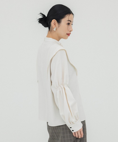 【美品】UNITED TOKYO ブランカフレアブラウス S〜M UNITED TOKYO シャツ ブラウス 「WEB限定」ブランカフレア