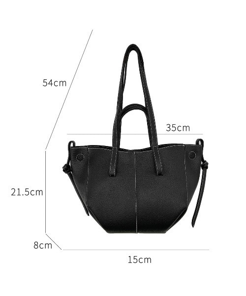 Birthday room(バースデイルーム)の「マルチWAY ショルダートートBAG(ショルダーバッグ・レディース・ブラック/ブラウン/アイボリー/キャメル・FREE)」の11枚目の写真