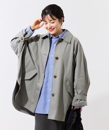 FREAK'S STORE グレー トレンチコート L FREAK'S STORE 「FREAK'S STORE」 トレンチコート フリ- グレー