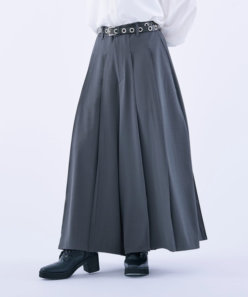 HATRA 24SSハカマプリーツパンツ [グレー]✴︎値下げ中 HARE（ハレ）の「ハカマプリーツワイドパンツ(HARE)（その他パンツ