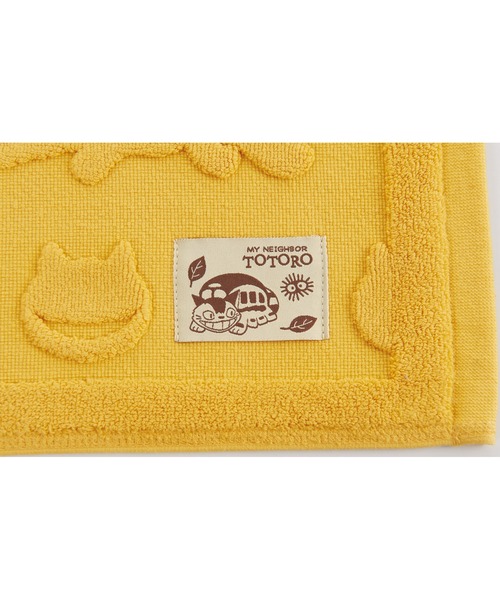 スタジオジブリ(スタジオジブリ)の「GHIBLI / ジブリ となりのトトロ 魔女の宅急便 トトロあつめ ネコバスのもり シルエットジジ バスマット bathmat CNI(ラグ/マット・レディース・グリーン/ピンク/イエロー・FREE)」の5枚目の写真