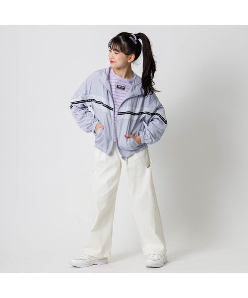 algy(アルジー)の「グランジデニムワイドパンツ(デニムパンツ・キッズ・ブラック/サックスブルー/オフホワイト・XX-SMALL/X-SMALL/MEDIUM/SMALL)」の8枚目の写真