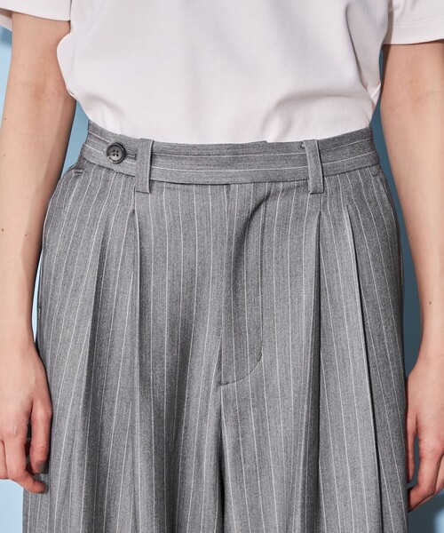 CITEN（シテン）の「＜CITEN＞ストライプ ワイド スラックス