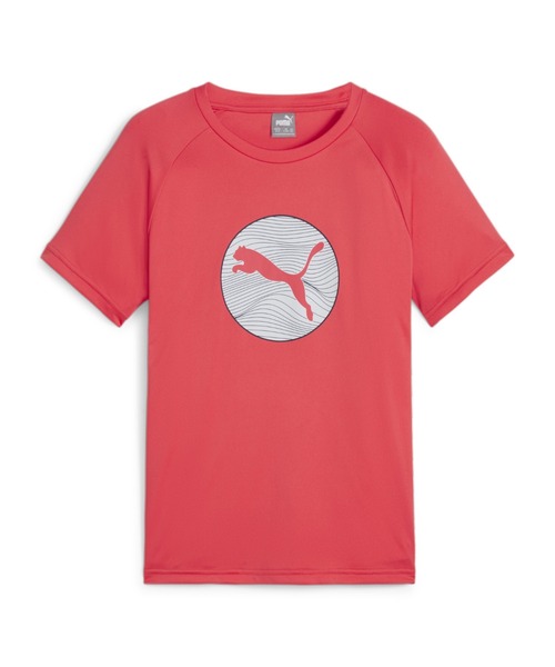 PUMA(プーマ)の「PUMA プーマ キッズ ボーイズ アクティブ スポーツ ポリ グラフィック 半袖 Tシャツ 120-160cm(Tシャツ/カットソー・キッズ・ブラック/レッド系その他/ライム/ネイビー/シルバー系その他・160/130/120/150/140)」の4枚目の写真