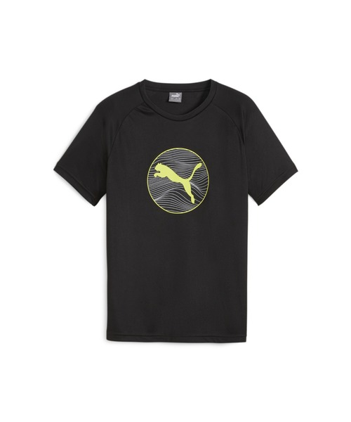 PUMA(プーマ)の「PUMA プーマ キッズ ボーイズ アクティブ スポーツ ポリ グラフィック 半袖 Tシャツ 120-160cm(Tシャツ/カットソー・キッズ・ブラック/レッド系その他/ライム/ネイビー/シルバー系その他・160/130/120/150/140)」の9枚目の写真