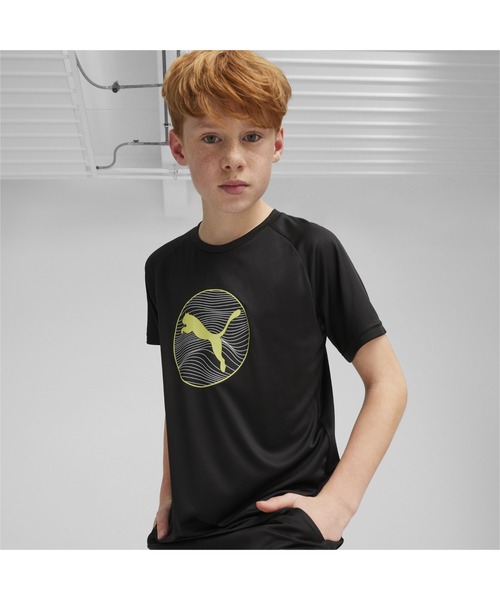 PUMA(プーマ)の「PUMA プーマ キッズ ボーイズ アクティブ スポーツ ポリ グラフィック 半袖 Tシャツ 120-160cm(Tシャツ/カットソー・キッズ・ブラック/レッド系その他/ライム/ネイビー/シルバー系その他・160/130/120/150/140)」の22枚目の写真