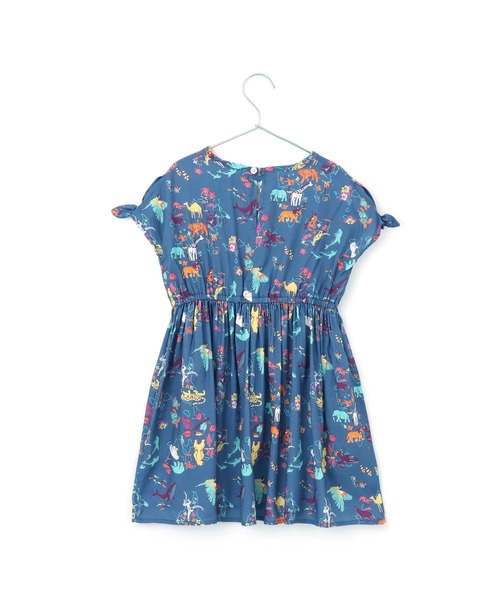 MAKE YOUR DAY(メイクユアデイ)の「地図総柄サンドレス■80~140cm(ワンピース・キッズ・アイボリー/ブルー・130/140/90/100/110/120/80)」の6枚目の写真