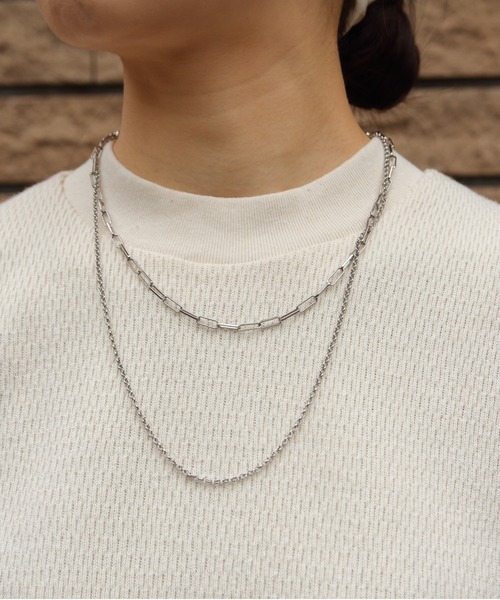 MEYAME(メヤメ)の「MEYAME/メヤメ フロントアンドバックリブプルオーバー FRONT AND BACK RIB PULLOVER(Tシャツ/カットソー・レディース・クリーム/ネイビー・FREE)」の8枚目の写真