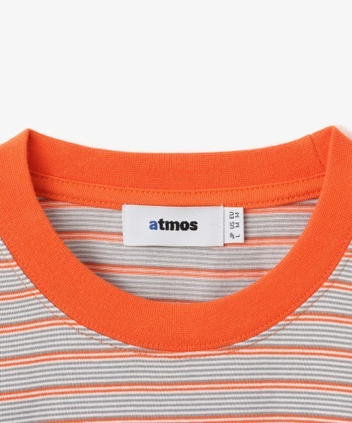 【セール】atmos Border Long T-shirt / アトモス ボーダー ロングTシャツ(Tシャツ/カットソー)|atmos(アトモス) 【セール】atmos Border Long T-shirt / アトモス ボーダー ロングTシャツ(Tシャツ/カットソー)|atmos(アトモス)