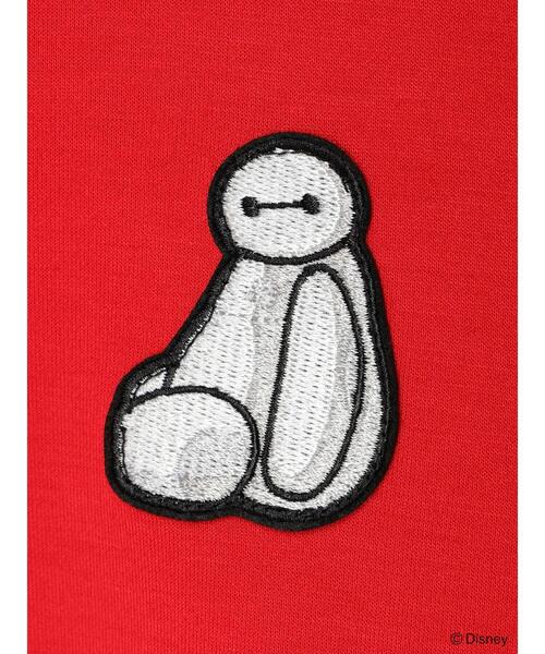 セール】ベイマックス/ワンポイントワッペンパーカー（スウェット