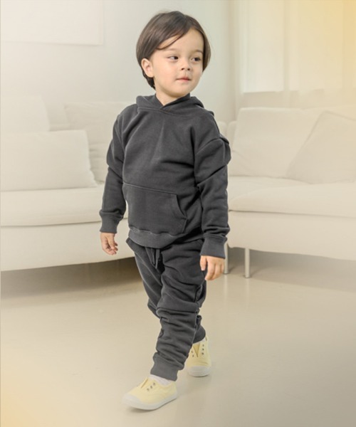 unifriend(ユニフレンド)の「(在庫なし)ベーシック スウェット ジョガーパンツ(スウェットパンツ・キッズ・アイボリー/チャコール/ベージュ・130/150/160/140/110/120)」の10枚目の写真