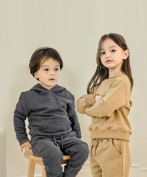 unifriend(ユニフレンド)の「(在庫なし)ベーシック スウェット ジョガーパンツ(スウェットパンツ・キッズ・アイボリー/チャコール/ベージュ・130/150/160/140/110/120)」の12枚目の写真