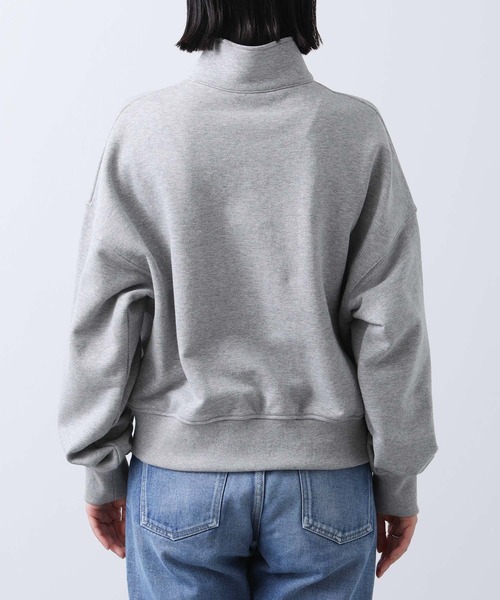 Gready Brilliant - 【新品】グレー ハーフジップ スウェット トップス Gready Brilliant - 【新品】グレー ハーフジップ スウェット