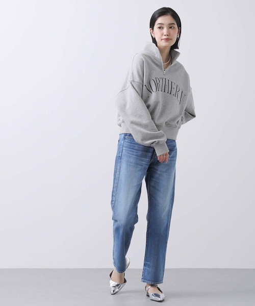 Gready Brilliant - 【新品】グレー ハーフジップ スウェット トップス Gready Brilliant - ハーフジップトレーナーの通販 by ぴ's shop