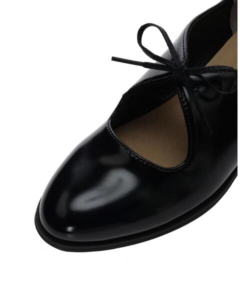 Lugnoncure（ルノンキュール）の「メリージェーンシューズ（ドレスシューズ・レディース・ブラック/オフホワイト・L/M）」の12枚目の写真