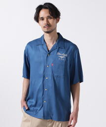 AVIREX | TENCEL SUKA EMBROIDERY SHORTSLEEVE SHIRT / テンセル スカ エンブロイダリー 半袖シャツ / AVIREX / アヴィレックス(シャツ/ブラウス)