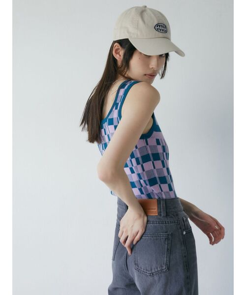 MURUA（ムルーア）の「mumuロゴキャップ（キャップ・レディース・グリーン/ベージュ/ブラック/アイボリー・FREE）」の22枚目の写真