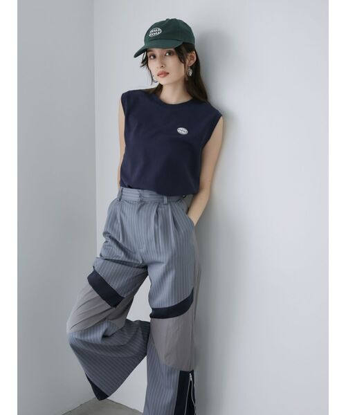 MURUA（ムルーア）の「mumuロゴキャップ（キャップ・レディース・グリーン/ベージュ/ブラック/アイボリー・FREE）」の18枚目の写真