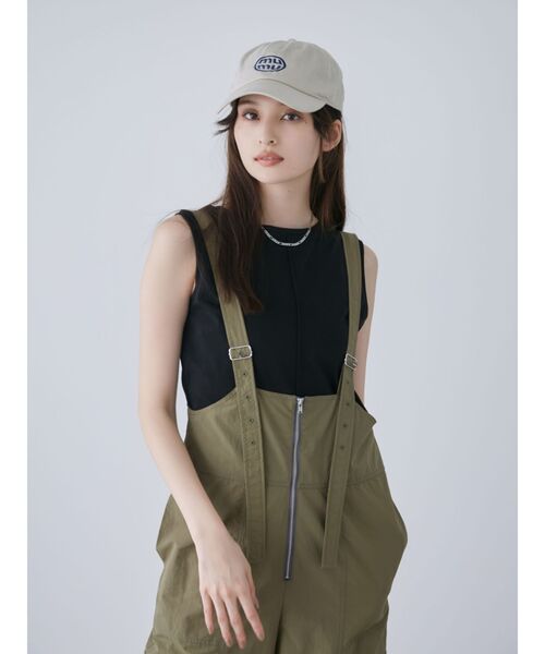 MURUA（ムルーア）の「mumuロゴキャップ（キャップ・レディース・グリーン/ベージュ/ブラック/アイボリー・FREE）」の20枚目の写真