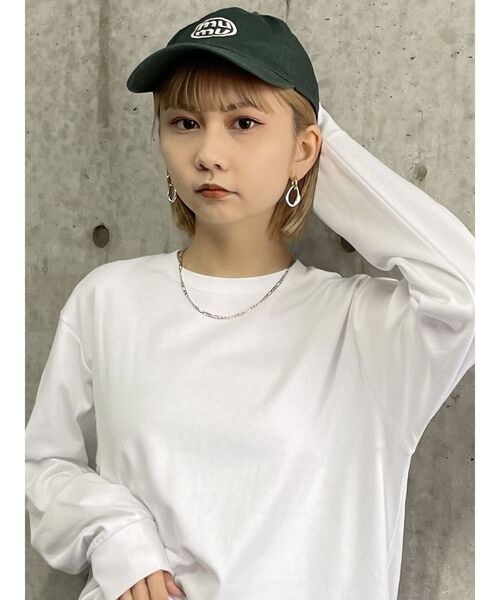 MURUA（ムルーア）の「mumuロゴキャップ（キャップ・レディース・グリーン/ベージュ/ブラック/アイボリー・FREE）」の12枚目の写真