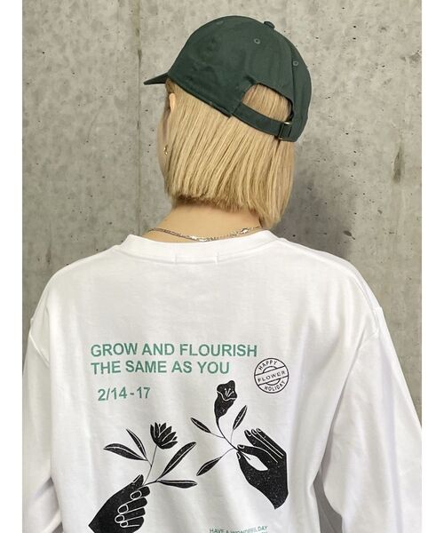 MURUA（ムルーア）の「mumuロゴキャップ（キャップ・レディース・グリーン/ベージュ/ブラック/アイボリー・FREE）」の14枚目の写真