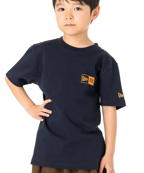 NEW ERA(ニューエラ)の「ニューエラ キッズ 半袖Tシャツ ONSPOTZ別注(Tシャツ/カットソー・キッズ・ブラック/カーキ/ホワイト/ネイビー/ブラウン/ブルー/キャメル/ブロンズ/オリーブ/ダークグレー・130/140/150/160)」の7枚目の写真