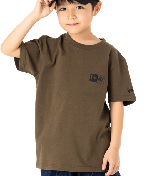 NEW ERA(ニューエラ)の「ニューエラ キッズ 半袖Tシャツ ONSPOTZ別注(Tシャツ/カットソー・キッズ・ブラック/カーキ/ホワイト/ネイビー/ブラウン/ブルー/キャメル/ブロンズ/オリーブ/ダークグレー・130/140/150/160)」の6枚目の写真