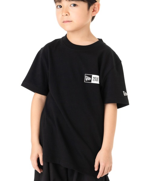 NEW ERA(ニューエラ)の「ニューエラ キッズ 半袖Tシャツ ONSPOTZ別注(Tシャツ/カットソー・キッズ・ブラック/カーキ/ホワイト/ネイビー/ブラウン/ブルー/キャメル/ブロンズ/オリーブ/ダークグレー・130/140/150/160)」の2枚目の写真