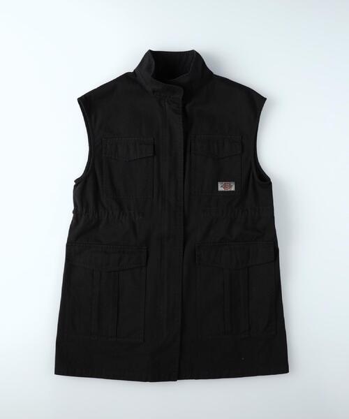 Dickies(ディッキーズ)の「Dickies(ディッキーズ)ピグメントベスト(ベスト・レディース・ベージュ/ブラック・M)」の18枚目の写真