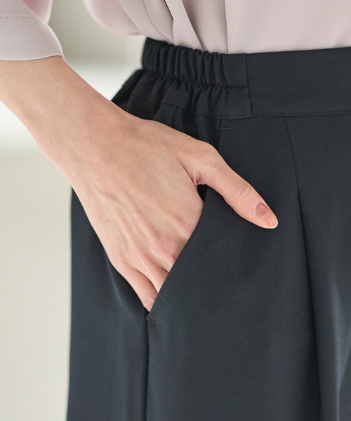 美ージーストレートパンツ（股下65cm）（スラックス）｜Honeys