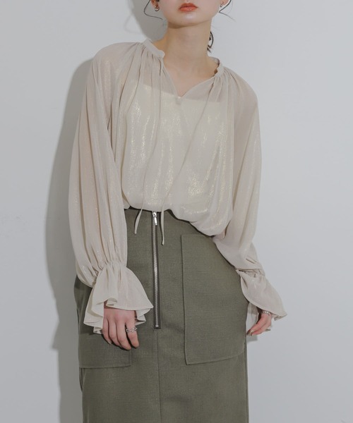 セール】ハクプリントブラウス（シャツ/ブラウス）｜SENSE OF