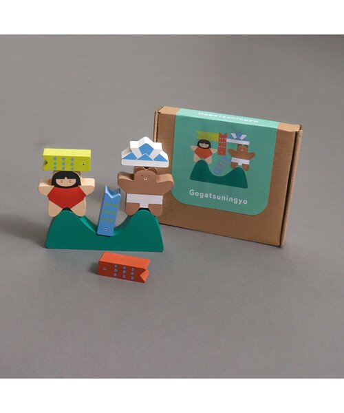 Ampersand（アンパサンド）の「(こどもの日)積み木にもなる木製オブジェ　五月人形（おもちゃ・キッズ・マルチ・FREE）」の8枚目の写真