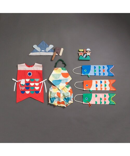 Ampersand（アンパサンド）の「(こどもの日)積み木にもなる木製オブジェ　五月人形（おもちゃ・キッズ・マルチ・FREE）」の9枚目の写真