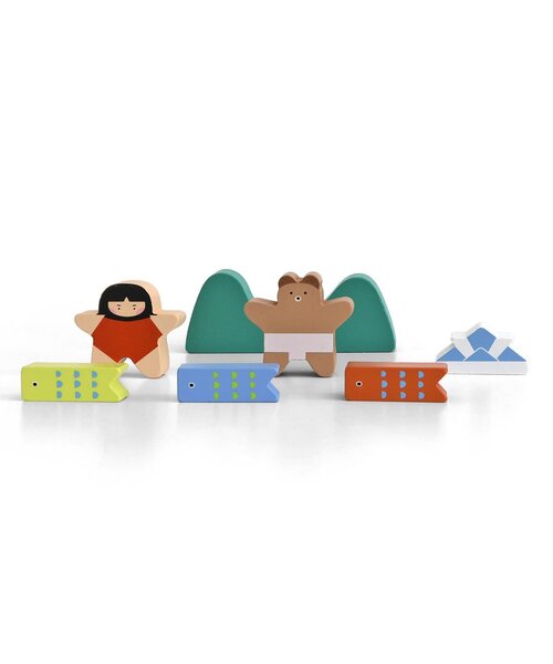 Ampersand（アンパサンド）の「(こどもの日)積み木にもなる木製オブジェ　五月人形（おもちゃ・キッズ・マルチ・FREE）」の10枚目の写真