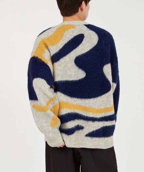 improves（インプローブス）の「【improves】マーブル シャギーニット（ニット/セーター・メンズ・グリーン/ネイビー・MEDIUM/LARGE）」の14枚目の写真