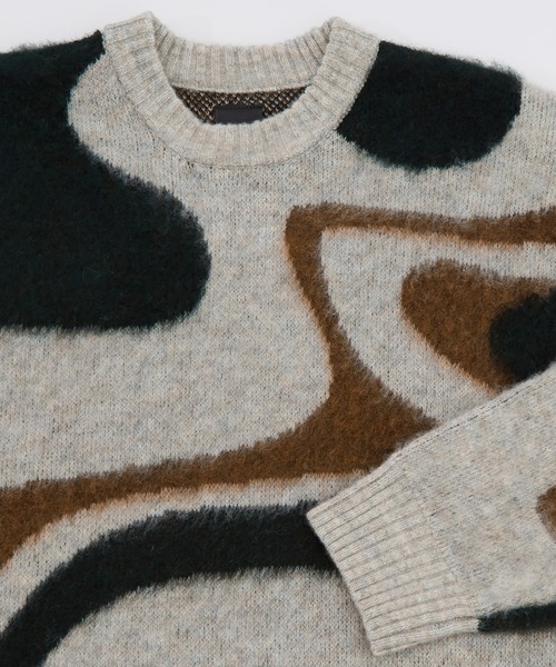 improves（インプローブス）の「【improves】マーブル シャギーニット（ニット/セーター・メンズ・グリーン/ネイビー・MEDIUM/LARGE）」の15枚目の写真