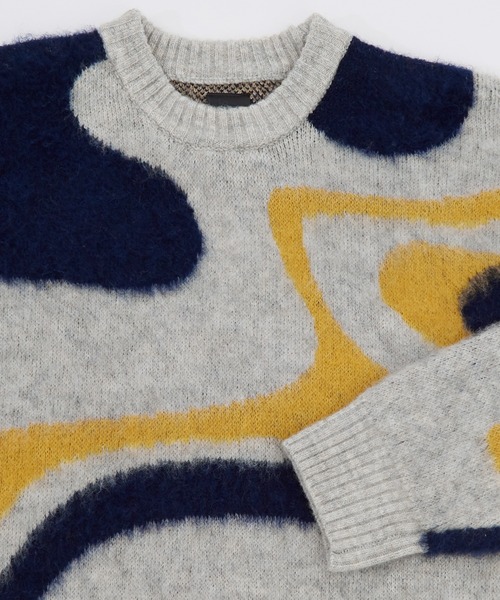 improves（インプローブス）の「【improves】マーブル シャギーニット（ニット/セーター・メンズ・グリーン/ネイビー・MEDIUM/LARGE）」の3枚目の写真