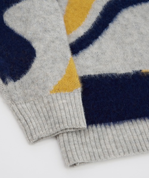 improves（インプローブス）の「【improves】マーブル シャギーニット（ニット/セーター・メンズ・グリーン/ネイビー・MEDIUM/LARGE）」の5枚目の写真