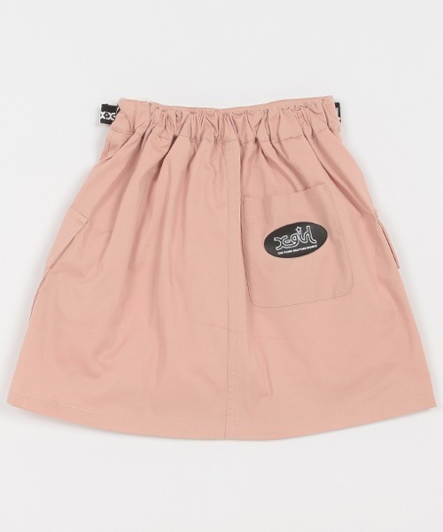 X-girl Stages（エックスガールステージス）の「ロゴベルトカーゴスカート（スカート・キッズ・ブラック/カーキ/ピンク/ベージュ・120cm/130cm/140cm/100cm/110cm/90cm）」の11枚目の写真
