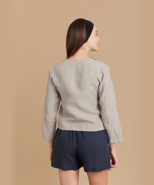 agnes b.（アニエスベー）の「UAF9 CHEMISE ブラウス（シャツ/ブラウス・レディース・ブラウン系その他・36/38）」の4枚目の写真