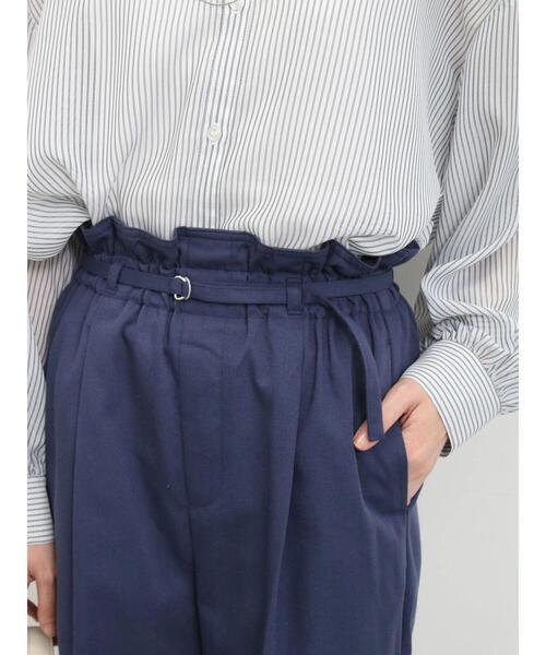 Samansa Mos2 blue（サマンサモスモスブルー）の「細ベルト付ワイドパンツ（その他パンツ・レディース・ブラック/キナリ/ネイビー/ミント・F）」の20枚目の写真