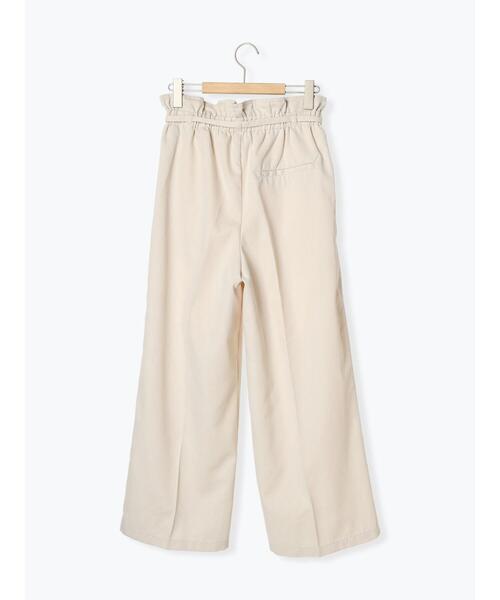 Samansa Mos2 blue（サマンサモスモスブルー）の「細ベルト付ワイドパンツ（その他パンツ・レディース・ブラック/キナリ/ネイビー/ミント・F）」の18枚目の写真