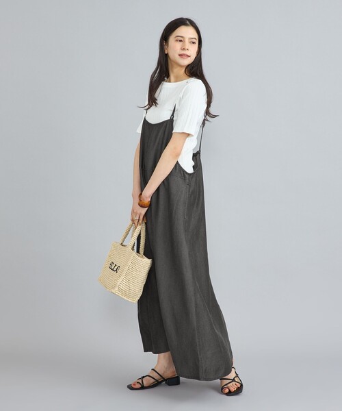 coen(コーエン)の「レタード刺繍ペーパートートバッグ(かごバッグ・レディース・ブラック/ナチュラル/ベージュ/ライトブルー・FREE)」の12枚目の写真