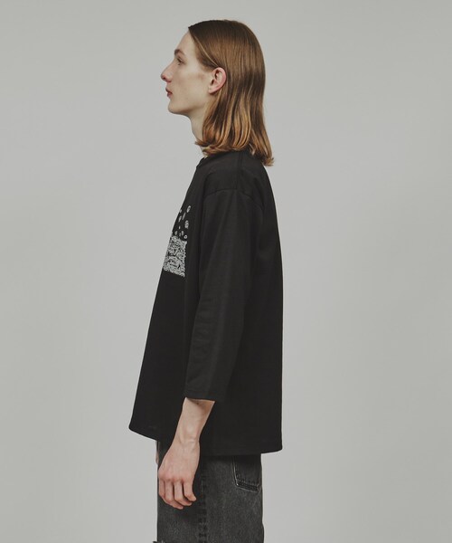 tk.TAKEO KIKUCHI(ティーケータケオキクチ)の「◆7ブソデ花火Tシャツ(Tシャツ/カットソー・メンズ・オフホワイト/ブラック/ブルー系その他・04/03/02)」の5枚目の写真