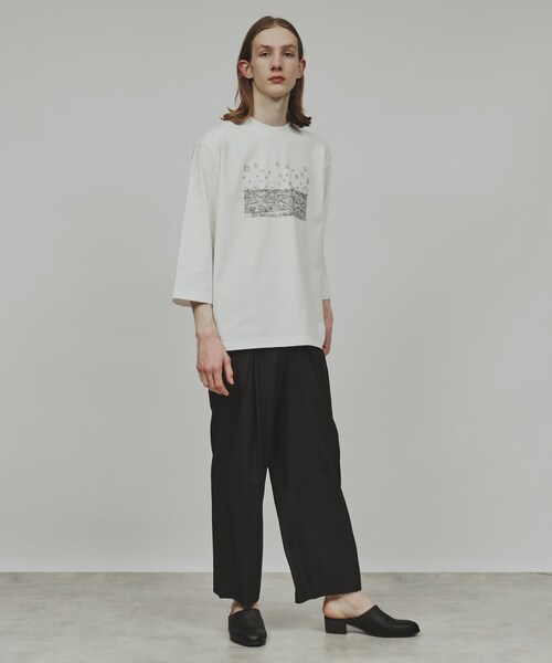 tk.TAKEO KIKUCHI(ティーケータケオキクチ)の「◆7ブソデ花火Tシャツ(Tシャツ/カットソー・メンズ・オフホワイト/ブラック/ブルー系その他・04/03/02)」の12枚目の写真