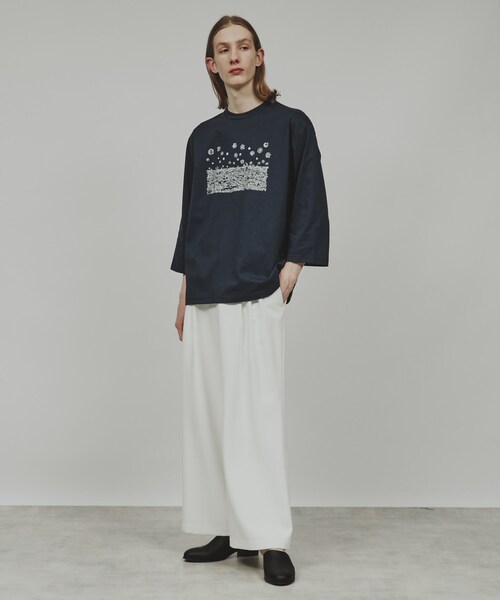 tk.TAKEO KIKUCHI(ティーケータケオキクチ)の「◆7ブソデ花火Tシャツ(Tシャツ/カットソー・メンズ・オフホワイト/ブラック/ブルー系その他・04/03/02)」の16枚目の写真