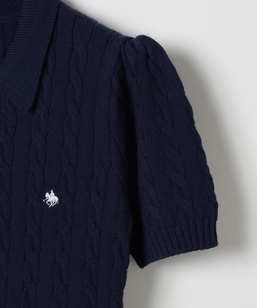 Heather(ヘザー)の「【POLO BCS(ポロ・ビーシーエス)】ケーブルニットワンピース 110503(ワンピース・レディース・グレー/ネイビー/アイボリー/レッド/ピンク/霜降りグレー・FREE)」の20枚目の写真