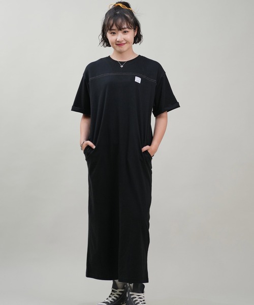 RUSTY(ラスティ)の「RUSTY/ラスティー ロングワンピース 924350(ワンピース・レディース・アイボリー/ブラック・L/M)」の1枚目の写真