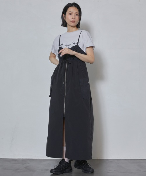 Firsthand（ファーストハンド）の「Firsthand/ファーストハンド オーガニックコットンリボンプリントTシャツ / フロントデザインTシャツ（Tシャツ/カットソー・レディース・ブラック/ホワイト/グレー/ネイビー・FREE）」の14枚目の写真